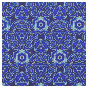 Moroccan Textile Pattern Fabric