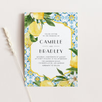 Moroccan Tile and Lemons Mediterranean Wedding