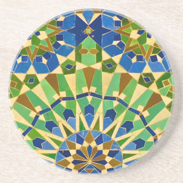 Moroccan Tile Coaster (Front)