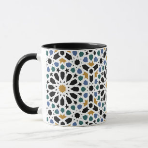 Moroccan tile design mug