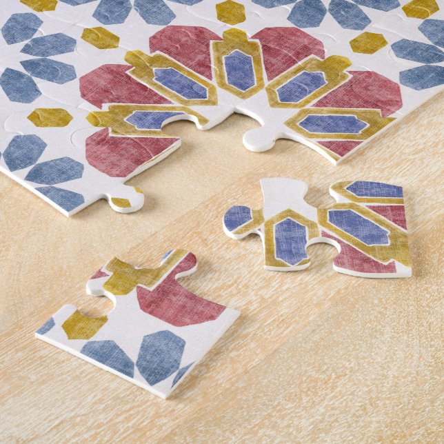 Moroccan Tile Jigsaw Puzzle (Side)