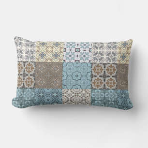 Moroccan Tile Pattern Lumbar Cushion