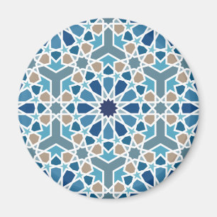 Moroccan Tile Pattern Magnet