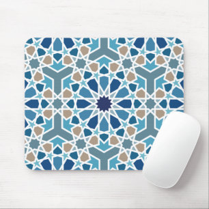 Moroccan Tile Pattern Mouse Pad