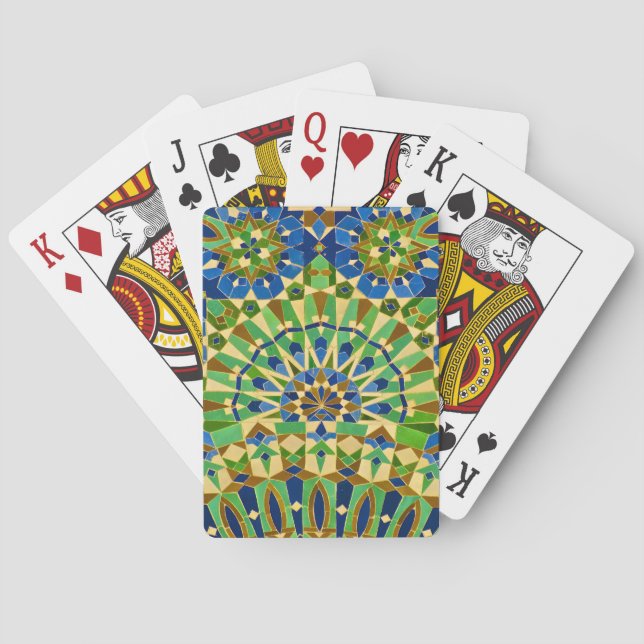 Moroccan Tile Playing Cards (Back)