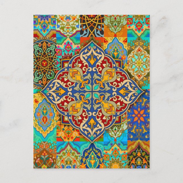 Moroccan Tile Postcard (Front)