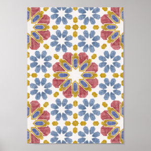 Moroccan Tile Poster