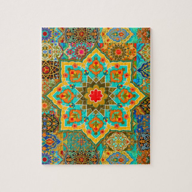 Moroccan Tile Puzzle (Vertical)