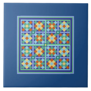 Moroccan tile square pattern