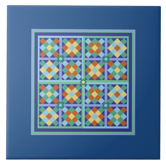 Moroccan tile square pattern (Front)
