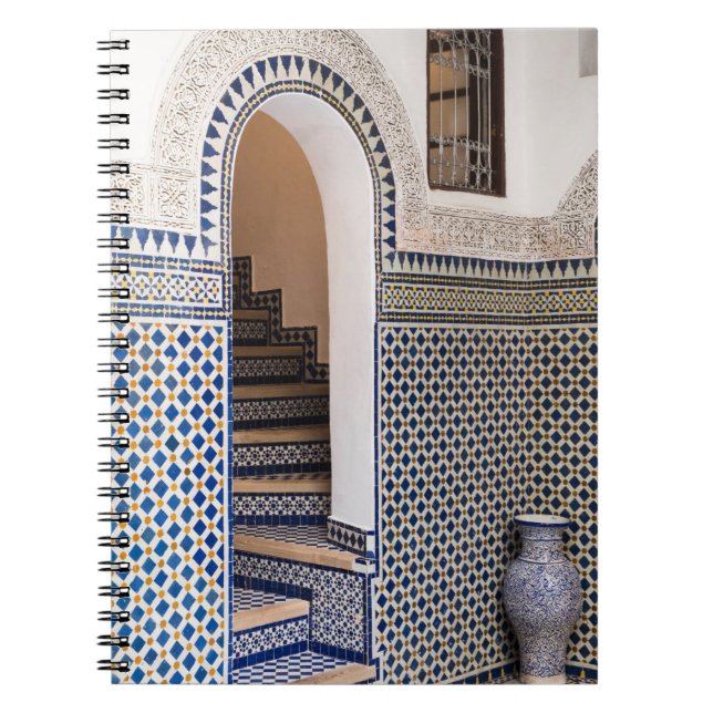 Moroccan Tiled Doorway Notebook (Front)