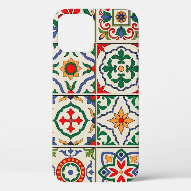 Moroccan Tiles: Colourful Seamless Pattern. Case-Mate iPhone Case (Back)