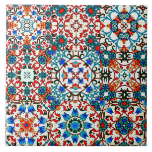 Moroccan tiles,mosaic,colourful art ceramic tile