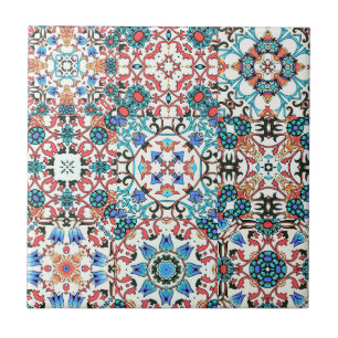 Moroccan tiles,mosaic,colourful art ceramic tile