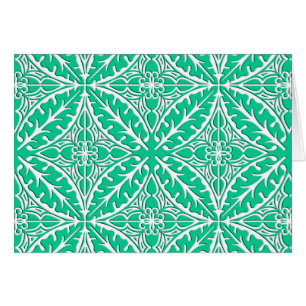 Moroccan tiles - turquoise and white