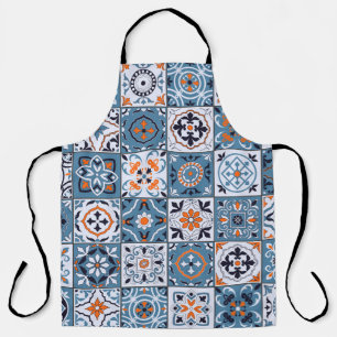 Moroccan Tiles: Vintage Seamless Elegance Apron