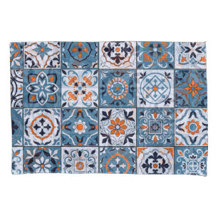 Moroccan Tiles: Vintage Seamless Elegance Pillowcase
