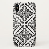 Moroccan tiles - white and black