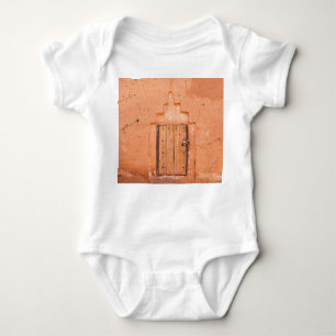 Moroccan Traditional Wooden Window Texture Baby Bodysuit