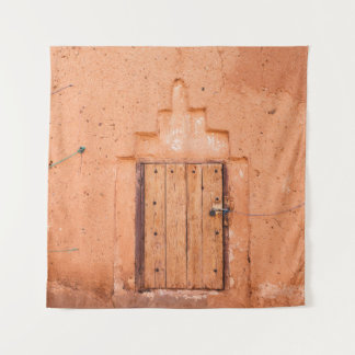 Moroccan Traditional Wooden Window Texture Tapestry