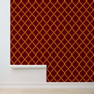 Moroccan trellis wallpaper