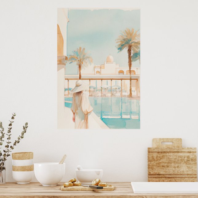Moroccan vacation poster (Kitchen)