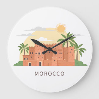 Moroccan wall clock, Moroccan watch Large Clock