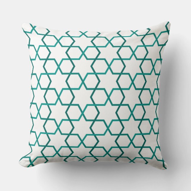 Moroccan weave pattern cushion (Front)