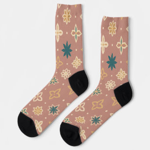 Moroccan Whispers – Elegant Geometric Sock