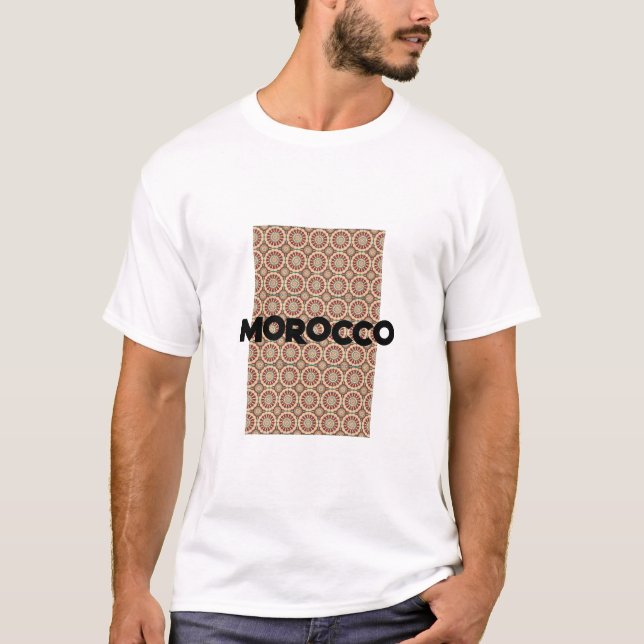 Moroccan zelij design T-Shirt (Front)