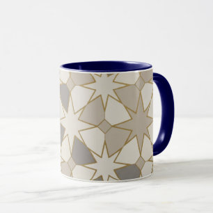 Moroccan Zellige Geometric Pattern Cup
