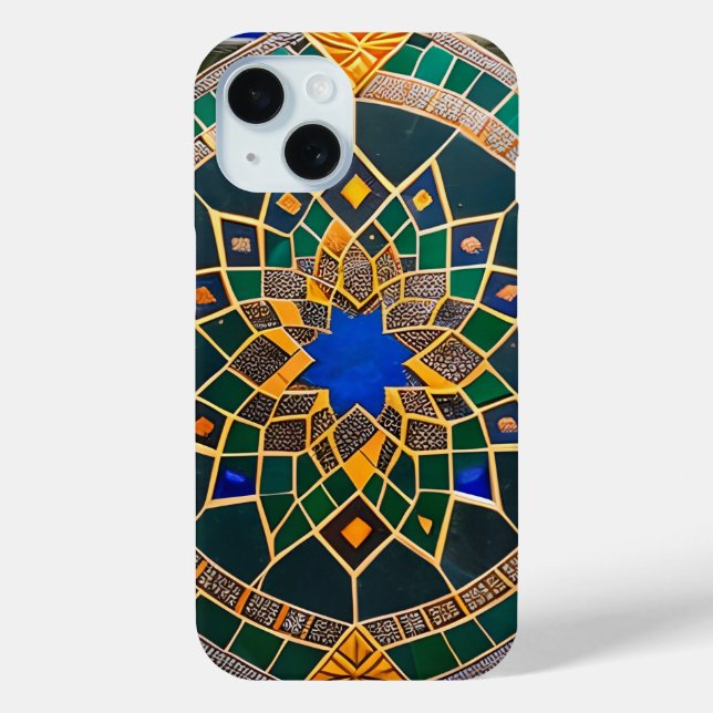 Moroccan Zellige Phone Case (Back)