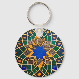 Moroccan Zellige Phone Case Key Ring