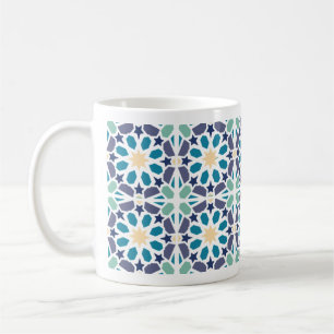 Moroccan Zellige Tile Pattern Mug