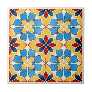 Moroccan Zellij style ceramic tiles