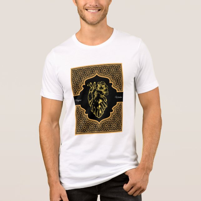 Moroccan Zellij T-Shirt | Timeless Love & Artisan Tri-Blend Shirt (Front)