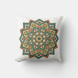 Moroccan Zellij Tile Art Pillow