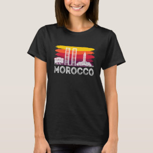 Moroccans Tourist Morocco Skyline Africa Gibraltar T-Shirt