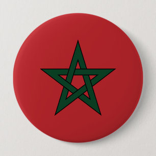 Morocco 10 Cm Round Badge