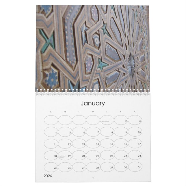 Morocco 2012 Calendar (Jan 2026)