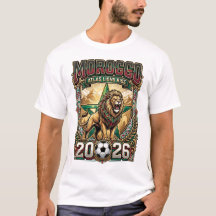 Morocco 2026 Personalised Football Fan T-Shirt
