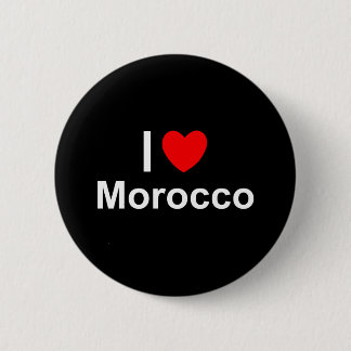 Morocco 6 Cm Round Badge