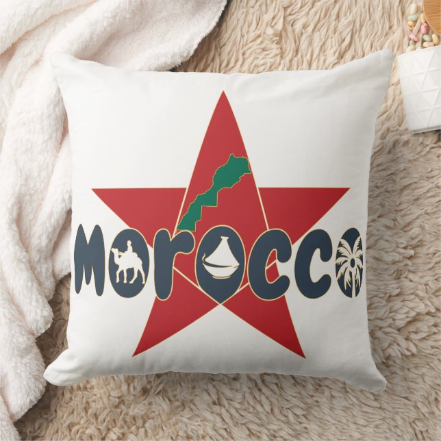 Morocco - A Star of Tradition and Today Cushion (Blanket)