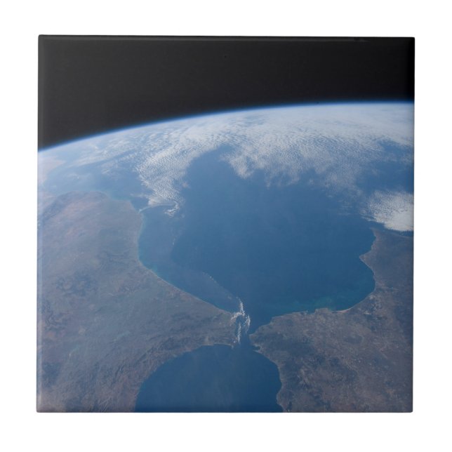 Morocco And Spain. Ceramic Tile (Front)