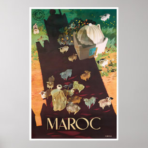 Morocco Art Travel Poster Print Moroccanation