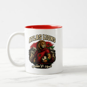 Morocco Atlas Lions Fan Vintage Mor Mug