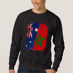 Morocco Australia Flag Sweatshirt