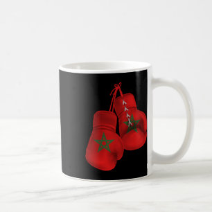 Morocco Boxing Gloves Flag Pride Moroccan Boxing  Coffee Mug