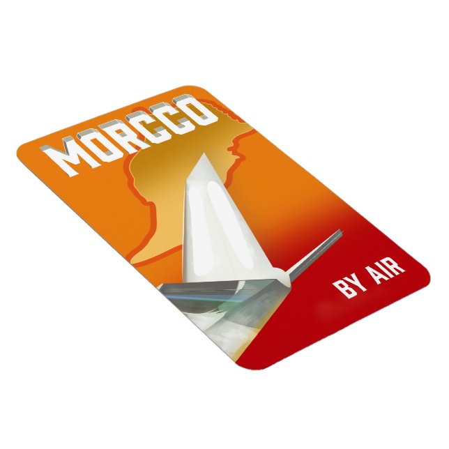 Morocco By Air Magnet (Right Side)