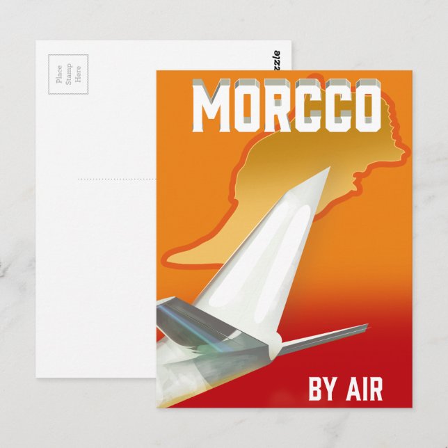 Morocco By Air Postcard (Front/Back)